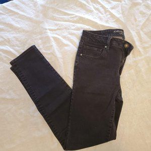 American Eagle black skinny jeans